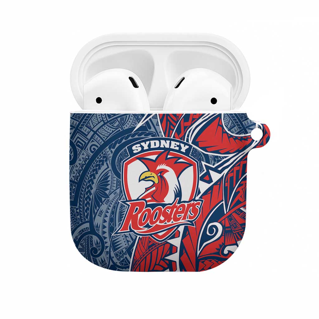 Sydney Roosters AirPods Case Polynesian Tribal Tattoo Pacific Sport Art