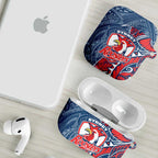 Sydney Roosters AirPods Case Polynesian Tribal Tattoo Pacific Sport Art