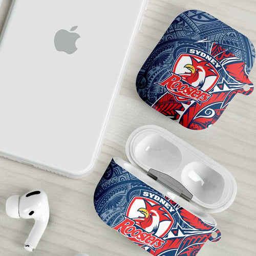Sydney Roosters AirPods Case Polynesian Tribal Tattoo Pacific Sport Art