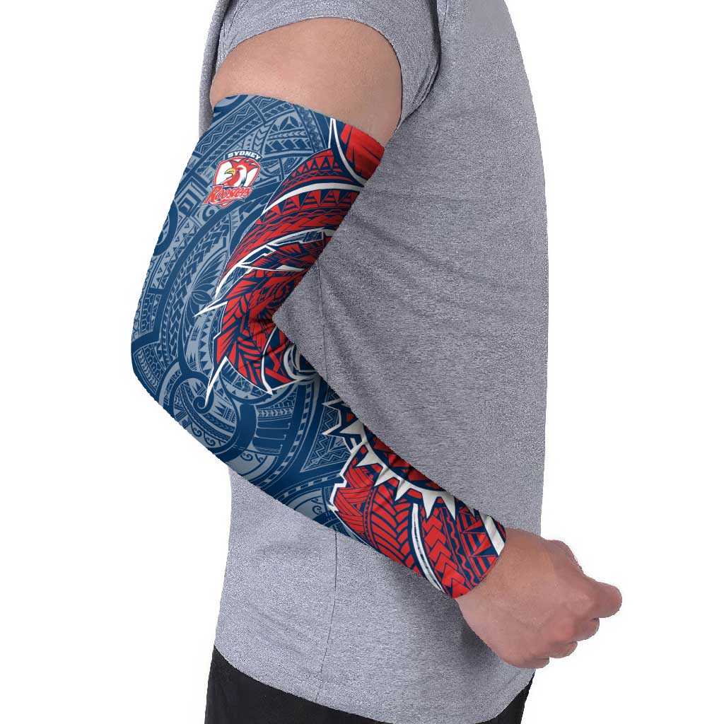 Sydney Roosters Arm Sleeves Polynesian Tribal Tattoo Pacific Sport Art