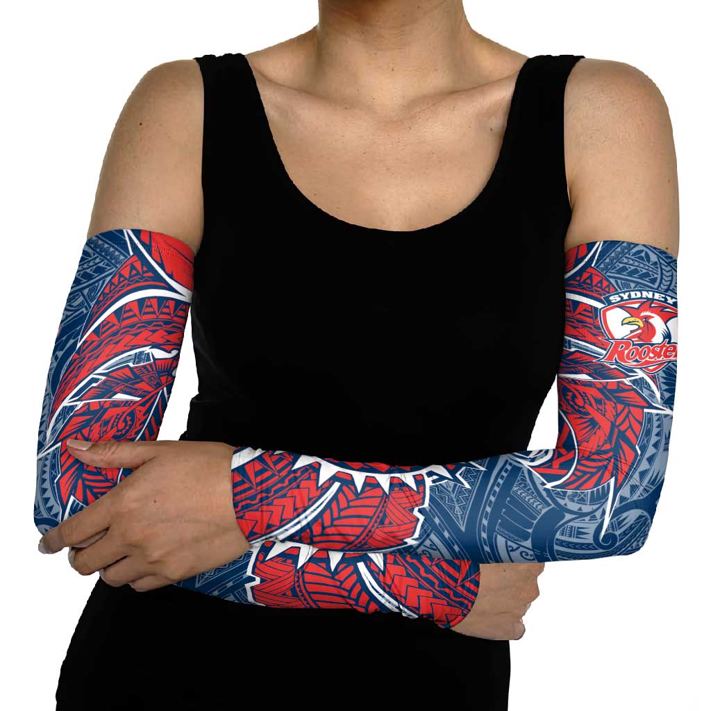 Sydney Roosters Arm Sleeves Polynesian Tribal Tattoo Pacific Sport Art