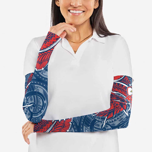 Sydney Roosters Arm Sleeves Polynesian Tribal Tattoo Pacific Sport Art