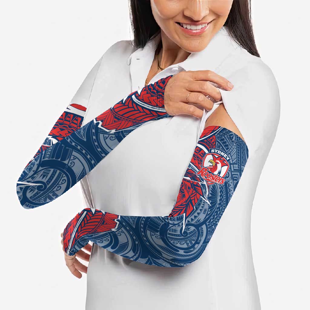 Sydney Roosters Arm Sleeves Polynesian Tribal Tattoo Pacific Sport Art