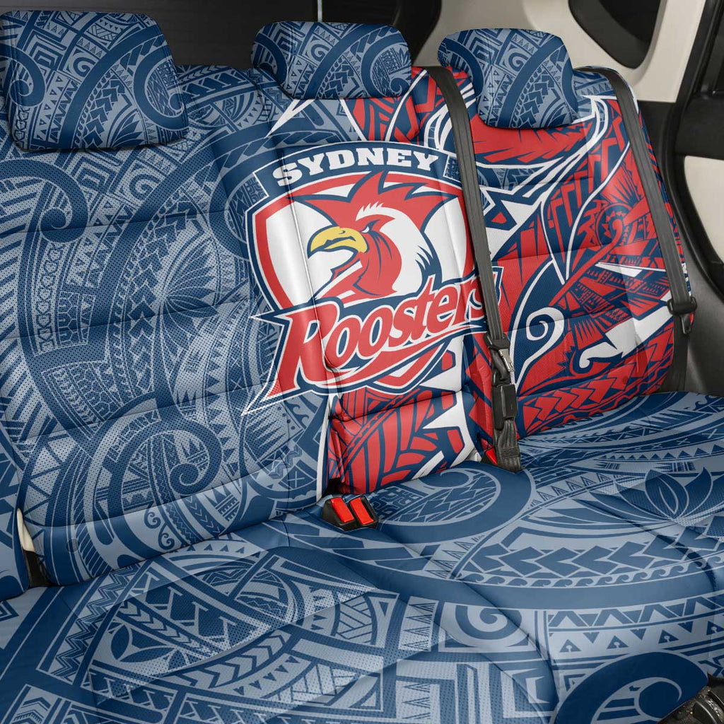 Sydney Roosters Back Car Seat Cover Polynesian Tribal Tattoo Pacific Sport Art