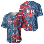 Sydney Roosters Baseball Jersey Polynesian Tribal Tattoo Pacific Sport Art