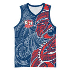 Sydney Roosters Basketball Jersey Polynesian Tribal Tattoo Pacific Sport Art