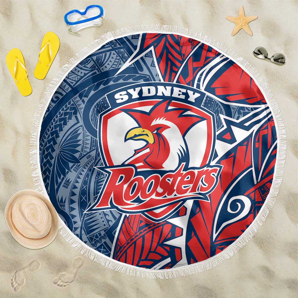 Sydney Roosters Beach Blanket Polynesian Tribal Tattoo Pacific Sport Art