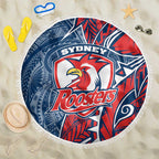 Sydney Roosters Beach Blanket Polynesian Tribal Tattoo Pacific Sport Art