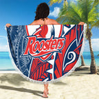 Sydney Roosters Beach Blanket Polynesian Tribal Tattoo Pacific Sport Art