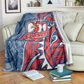 Sydney Roosters Blanket Polynesian Tribal Tattoo Pacific Sport Art