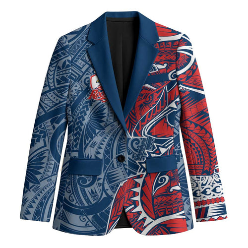 Sydney Roosters Blazer Polynesian Tribal Tattoo Pacific Sport Art