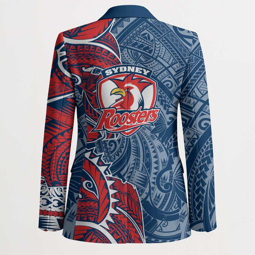 Sydney Roosters Blazer Polynesian Tribal Tattoo Pacific Sport Art