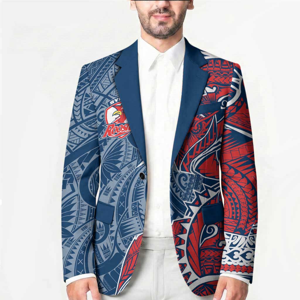 Sydney Roosters Blazer Polynesian Tribal Tattoo Pacific Sport Art