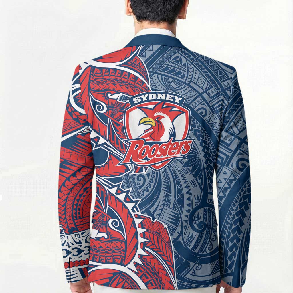 Sydney Roosters Blazer Polynesian Tribal Tattoo Pacific Sport Art