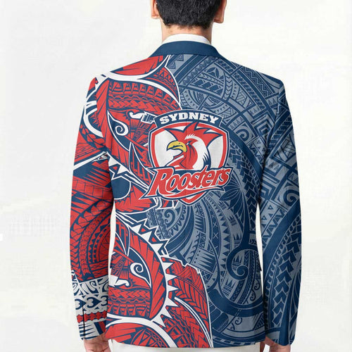 Sydney Roosters Blazer Polynesian Tribal Tattoo Pacific Sport Art