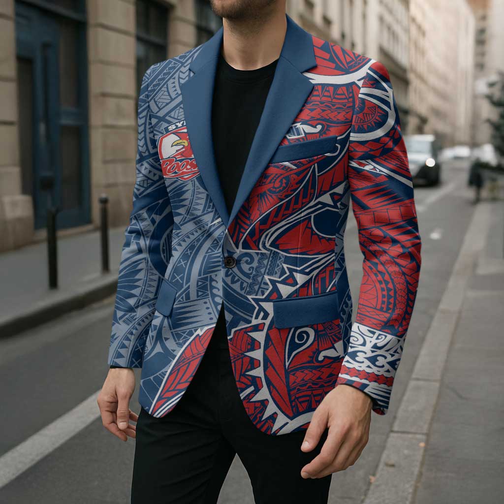 Sydney Roosters Blazer Polynesian Tribal Tattoo Pacific Sport Art