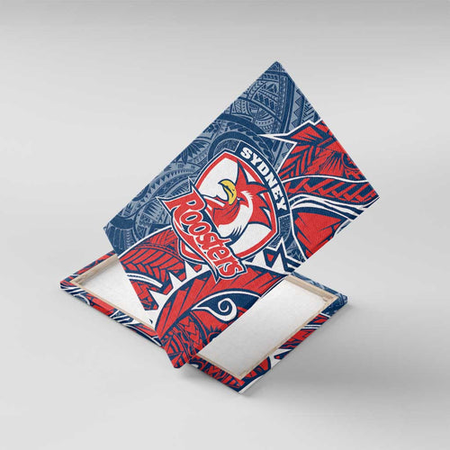 Sydney Roosters Canvas Wall Art Polynesian Tribal Tattoo Pacific Sport Art