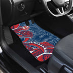 Sydney Roosters Car Mats Polynesian Tribal Tattoo Pacific Sport Art