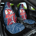 Sydney Roosters Car Seat Cover Polynesian Tribal Tattoo Pacific Sport Art