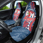 Sydney Roosters Car Seat Cover Polynesian Tribal Tattoo Pacific Sport Art