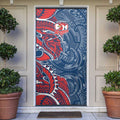 Sydney Roosters Door Cover Polynesian Tribal Tattoo Pacific Sport Art