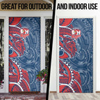 Sydney Roosters Door Cover Polynesian Tribal Tattoo Pacific Sport Art
