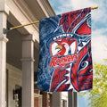 Sydney Roosters Garden Flag Polynesian Tribal Tattoo Pacific Sport Art