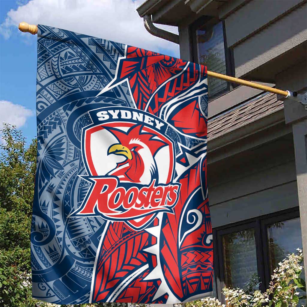 Sydney Roosters Garden Flag Polynesian Tribal Tattoo Pacific Sport Art