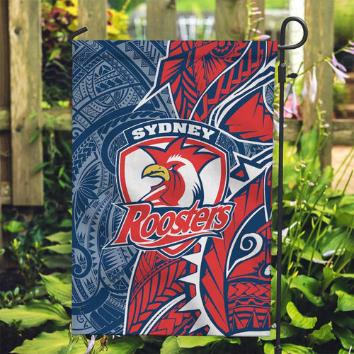 Sydney Roosters Garden Flag Polynesian Tribal Tattoo Pacific Sport Art