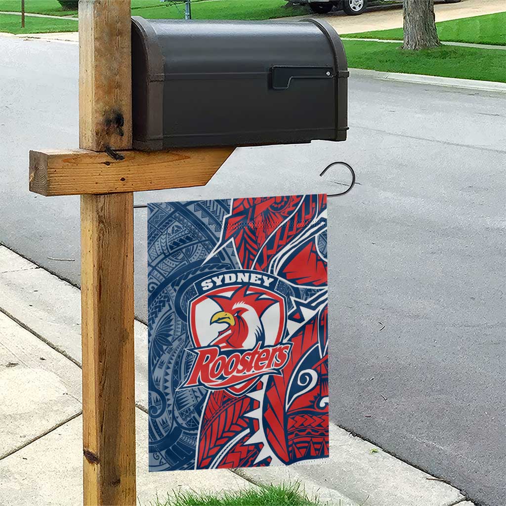 Sydney Roosters Garden Flag Polynesian Tribal Tattoo Pacific Sport Art