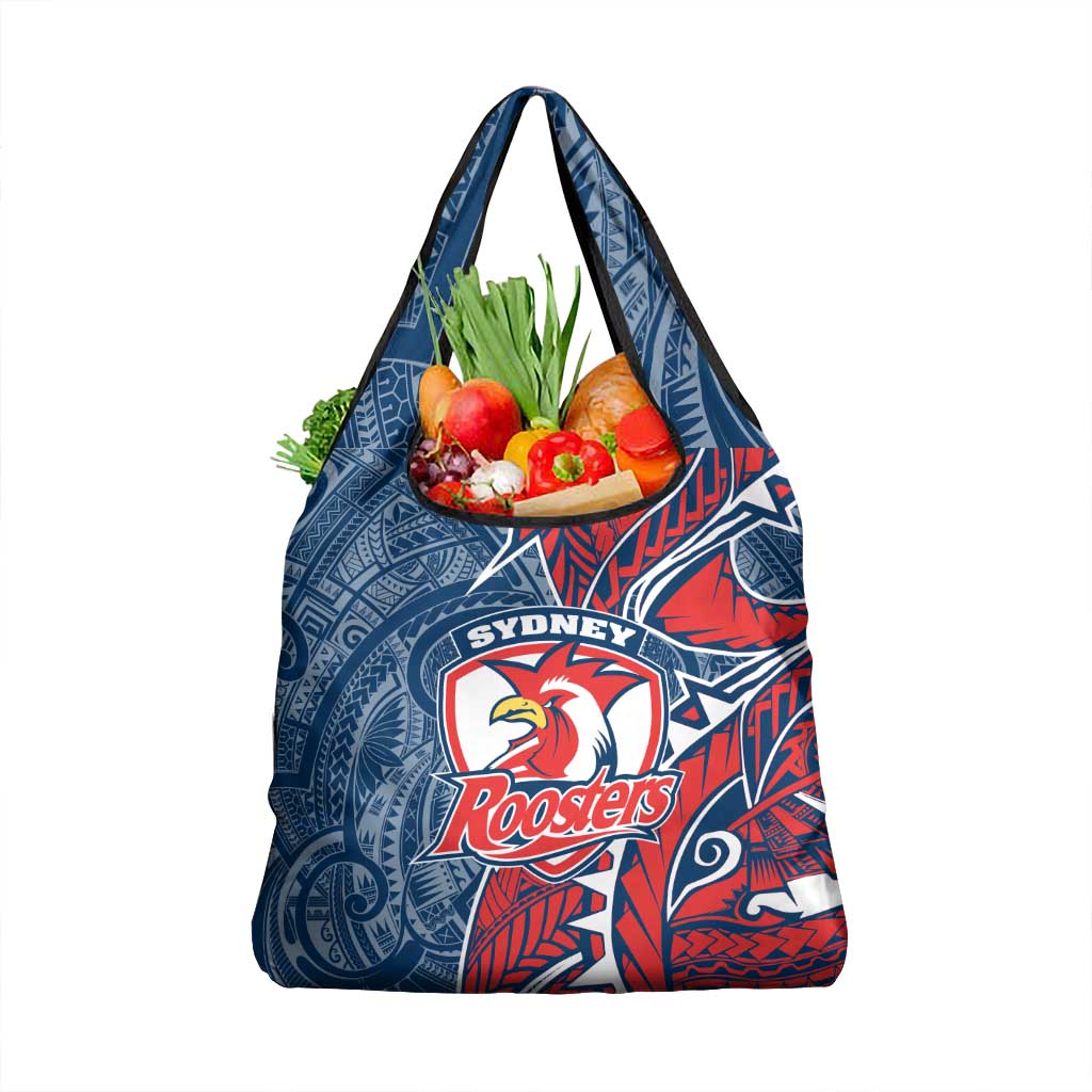 Sydney Roosters Grocery Bag Polynesian Tribal Tattoo Pacific Sport Art