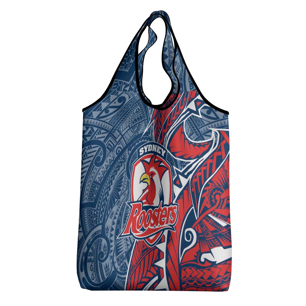 Sydney Roosters Grocery Bag Polynesian Tribal Tattoo Pacific Sport Art