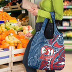 Sydney Roosters Grocery Bag Polynesian Tribal Tattoo Pacific Sport Art