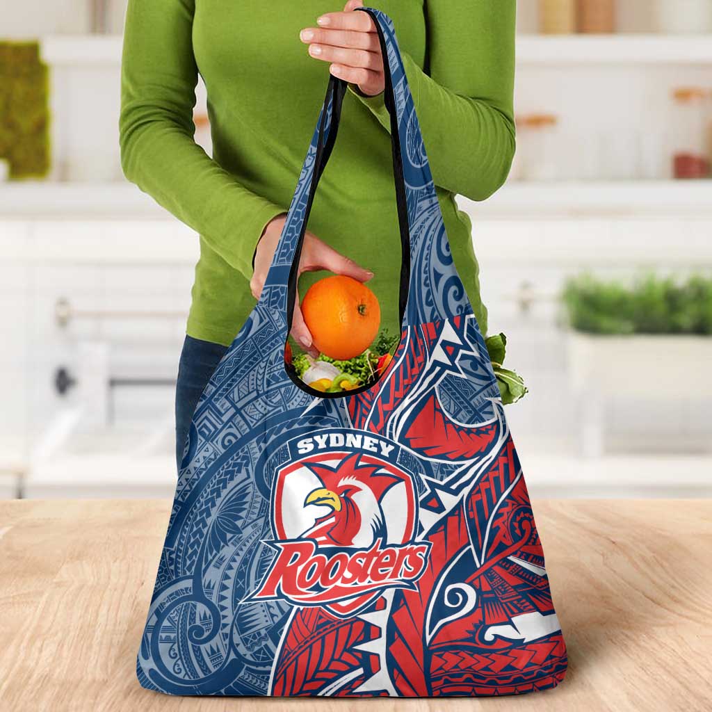 Sydney Roosters Grocery Bag Polynesian Tribal Tattoo Pacific Sport Art