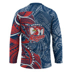 Sydney Roosters Hockey Jersey Polynesian Tribal Tattoo Pacific Sport Art