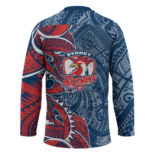 Sydney Roosters Hockey Jersey Polynesian Tribal Tattoo Pacific Sport Art