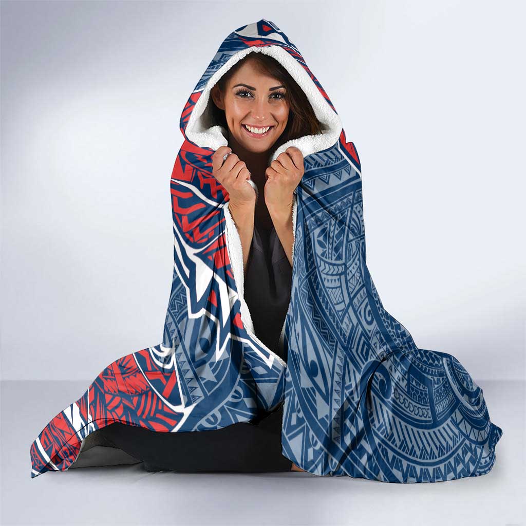 Sydney Roosters Hooded Blanket Polynesian Tribal Tattoo Pacific Sport Art