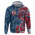 Sydney Roosters Hoodie Polynesian Tribal Tattoo Pacific Sport Art