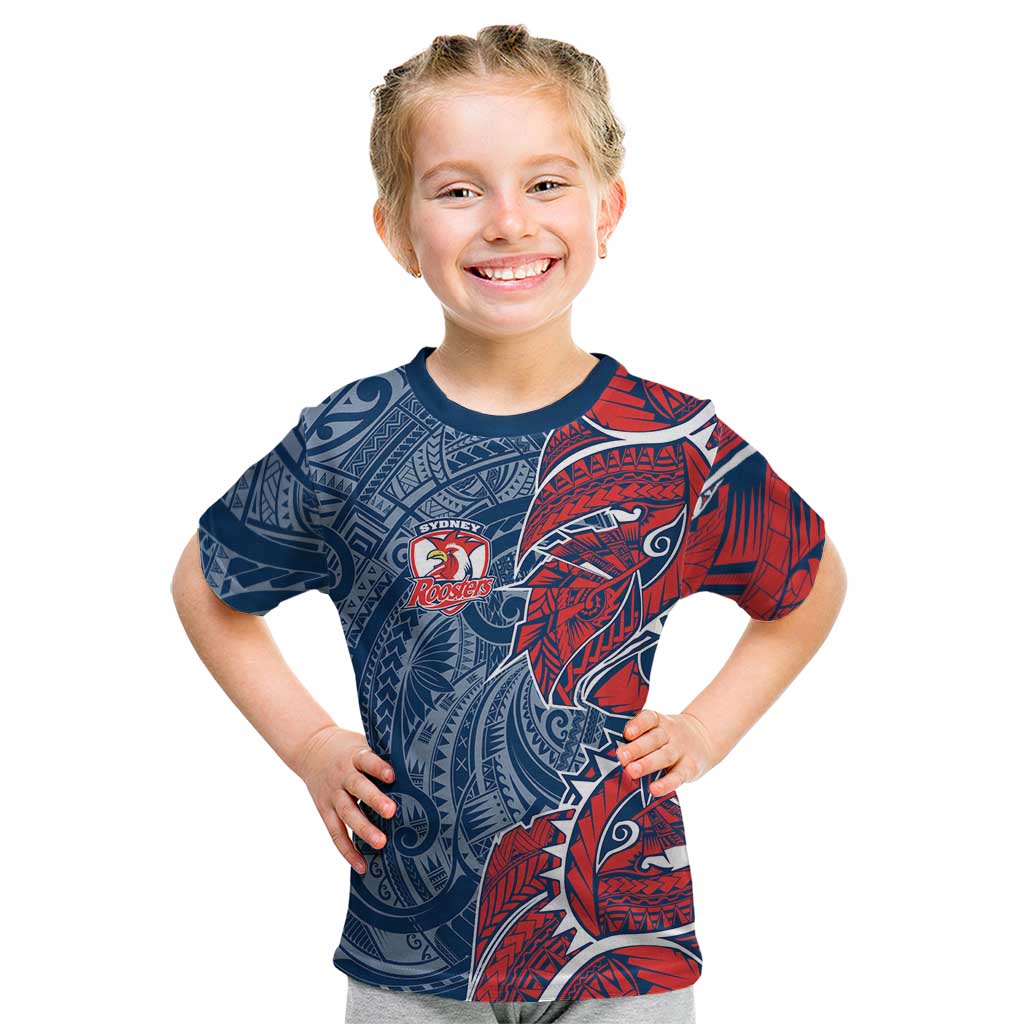 Sydney Roosters Kid T Shirt Polynesian Tribal Tattoo Pacific Sport Art