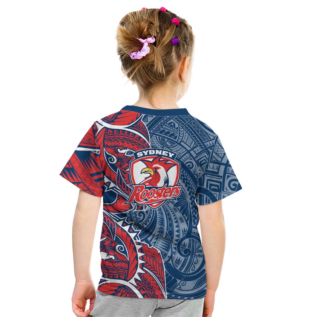 Sydney Roosters Kid T Shirt Polynesian Tribal Tattoo Pacific Sport Art