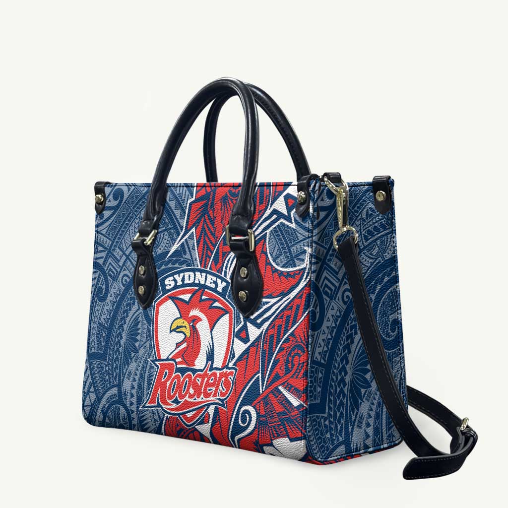 Sydney Roosters Leather Bag Polynesian Tribal Tattoo Pacific Sport Art