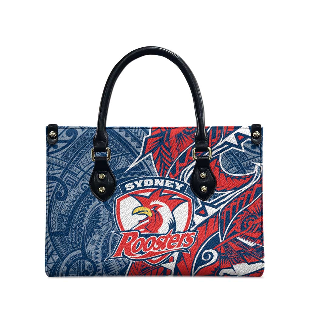 Sydney Roosters Leather Bag Polynesian Tribal Tattoo Pacific Sport Art