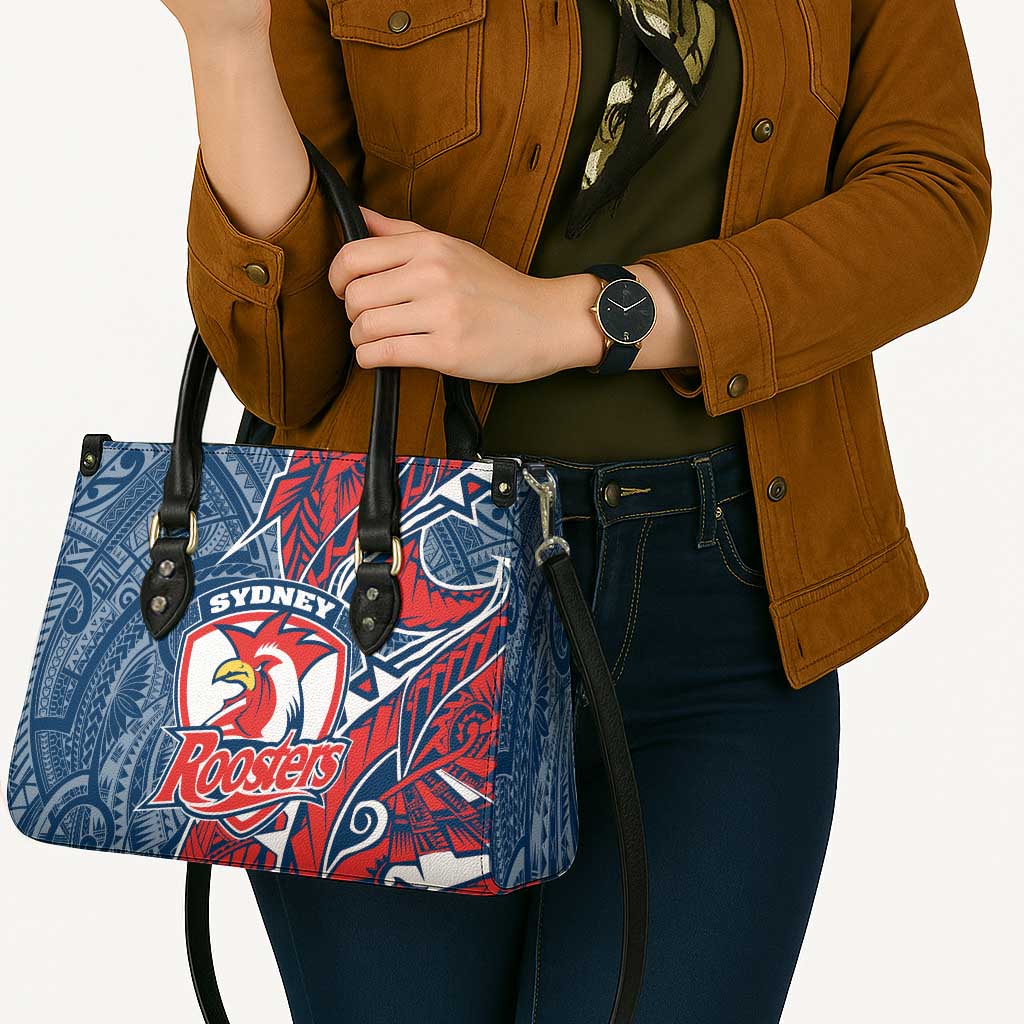 Sydney Roosters Leather Bag Polynesian Tribal Tattoo Pacific Sport Art