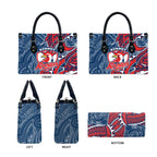 Sydney Roosters Leather Bag Polynesian Tribal Tattoo Pacific Sport Art