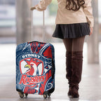 Sydney Roosters Luggage Cover Polynesian Tribal Tattoo Pacific Sport Art