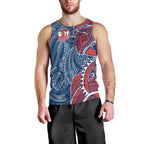 Sydney Roosters Men Tank Top Polynesian Tribal Tattoo Pacific Sport Art