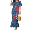 Sydney Roosters Mermaid Dress Polynesian Tribal Tattoo Pacific Sport Art