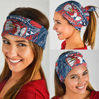 Sydney Roosters Neck Gaiter Polynesian Tribal Tattoo Pacific Sport Art