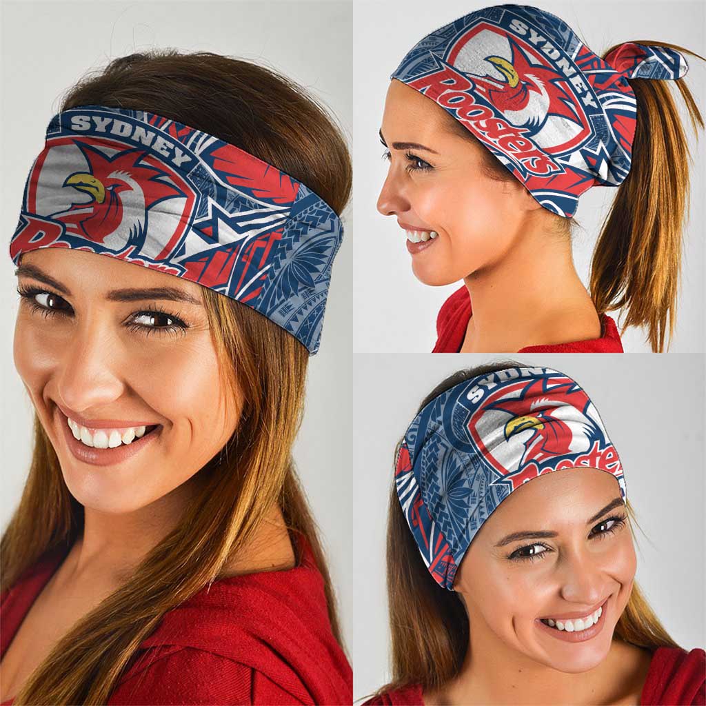 Sydney Roosters Neck Gaiter Polynesian Tribal Tattoo Pacific Sport Art