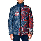 Sydney Roosters Padded Jacket Polynesian Tribal Tattoo Pacific Sport Art